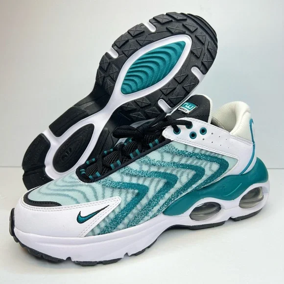 Nike Air Max TW Mens Lifestyle DQ3984-103 White/Black/Bright Spruce Sz 10 NWOB Nike Air Max TW “Bright Spruce” - SKU: DQ3984-103 - YouTube main image 2